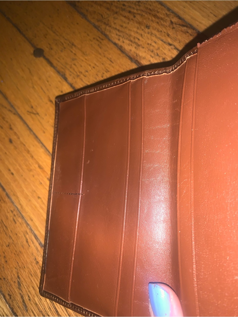 Leather passport holder - Picture 7 of 15